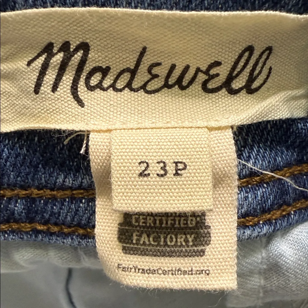 Madewell Tapered Denim Trousers High Rise Comfort Barrel - Image 13