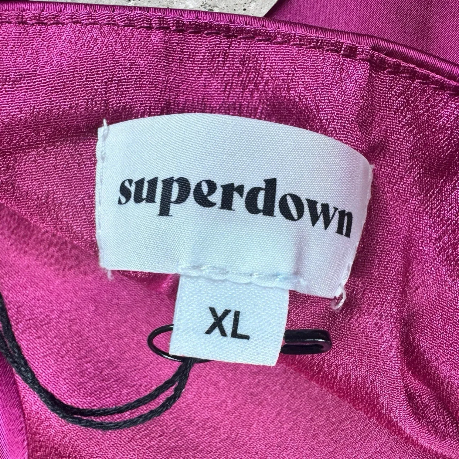 Revolve Superdown Purple Satin Slip Mini Dress XL‎ Club Coquette Julieta $82 NEW - Image 6