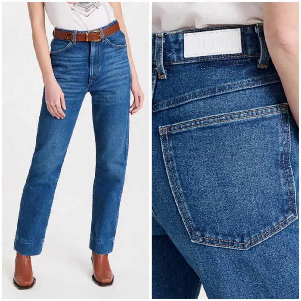 💕RE/DONE💕 70s Cigarette Jeans ~ River Blue 30 NWT - Image 4