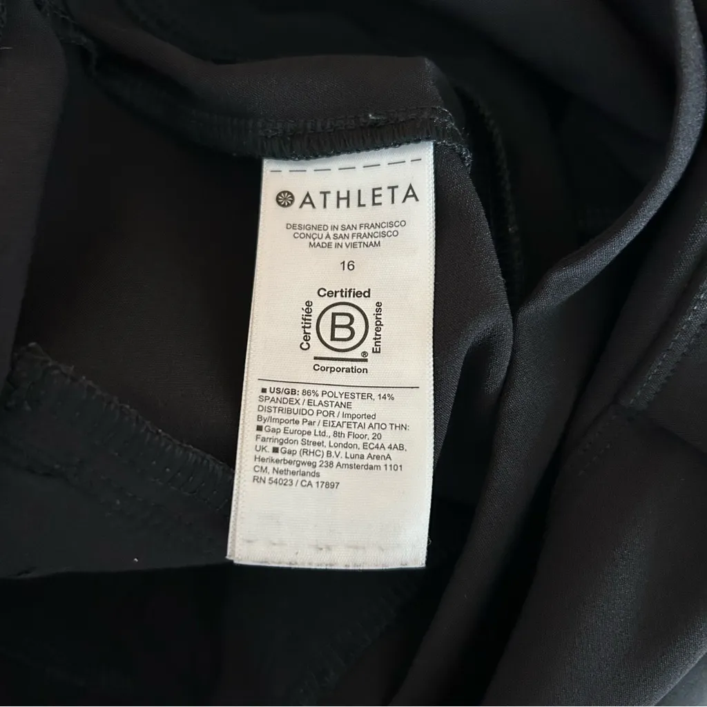 Athleta Endless High Rise Pants in Black Size 16 - Image 7