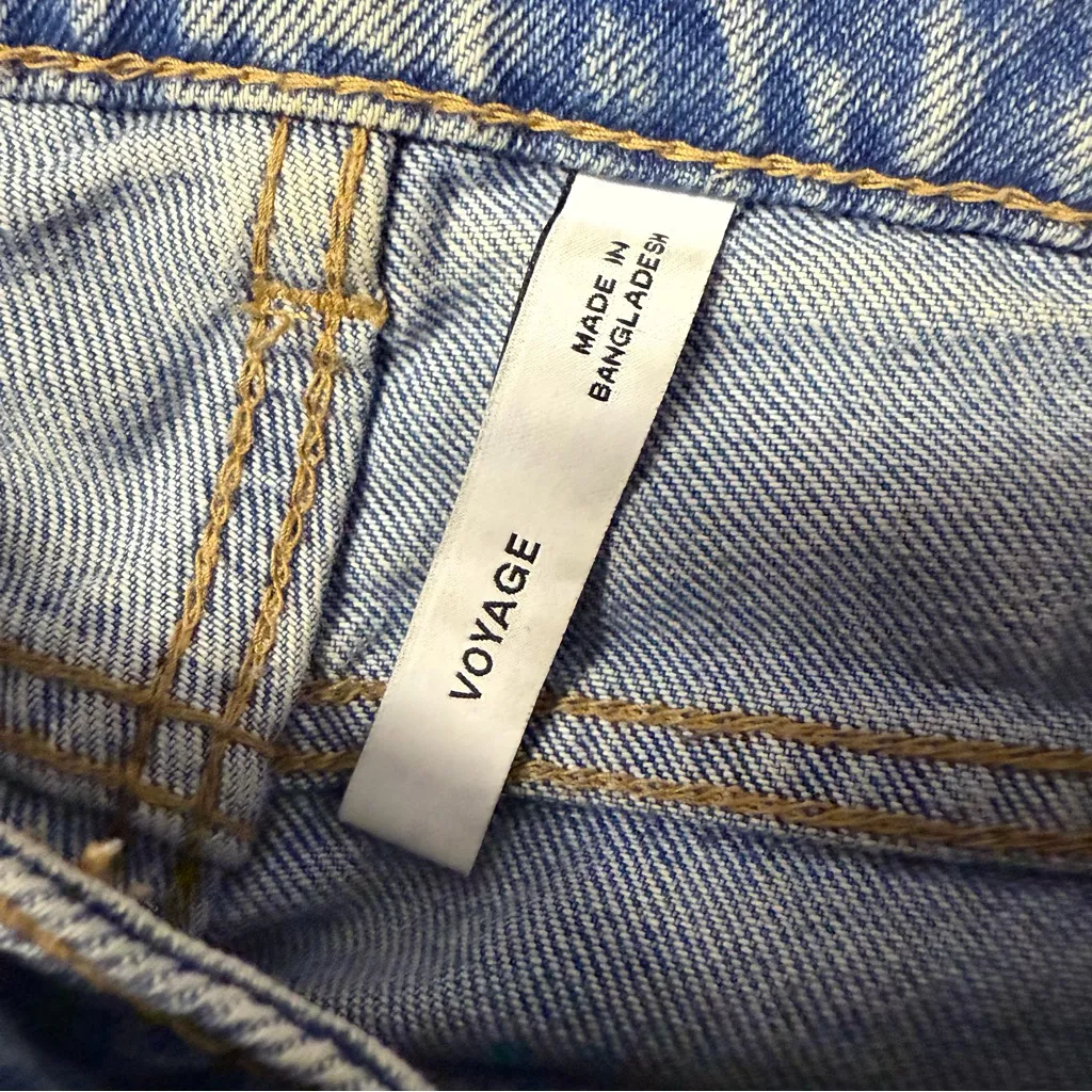 Weekday Voyager High Rise Straight Jeans 24 x 28 Light Wash ASOS - Image 8