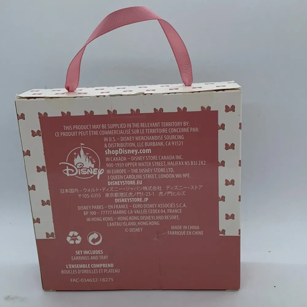 Disney Parks Minnie Mouse Jewelry and Tray Set NEW!!! - Image 3