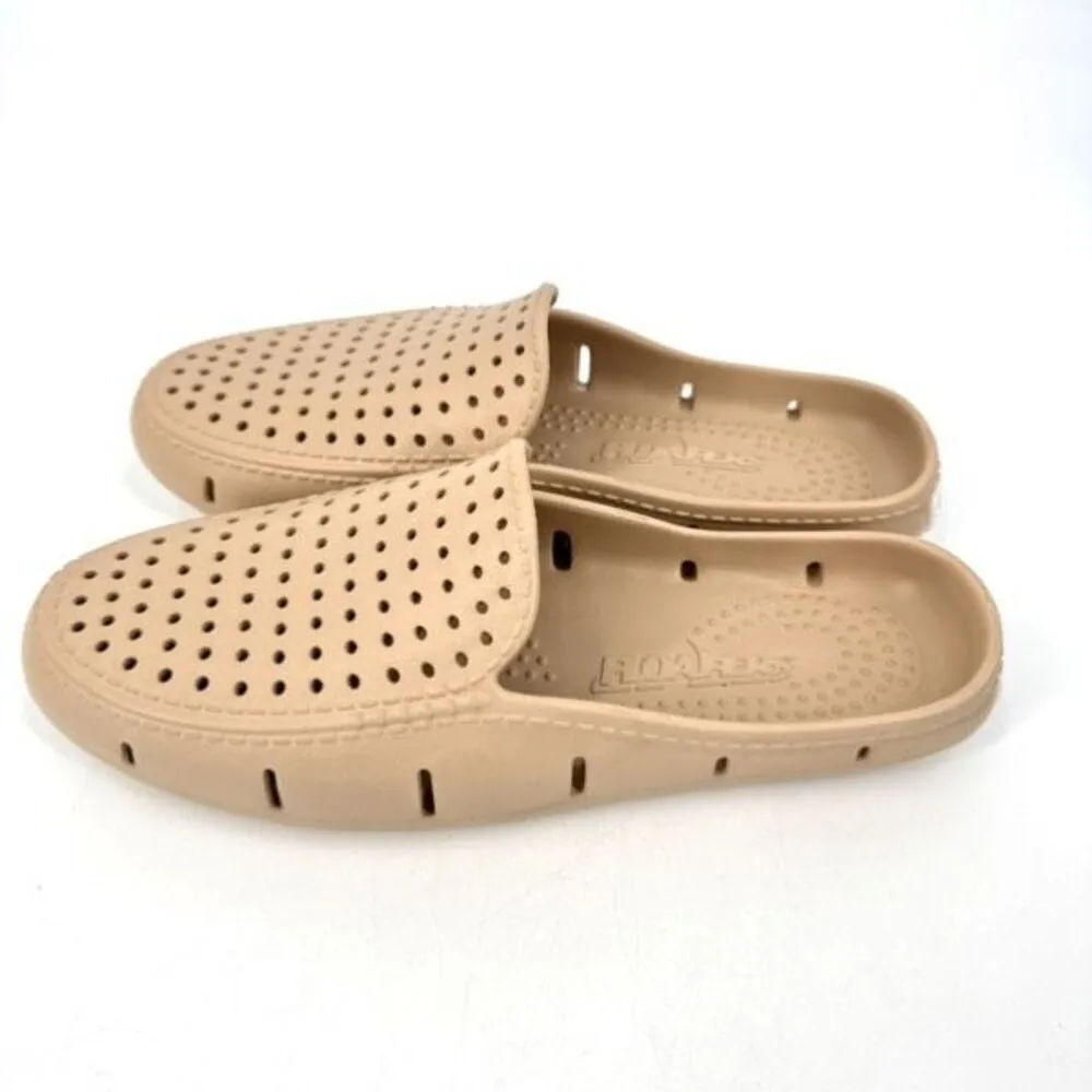 NWOT Floafer Sunset Ladies Rubber‎ Slides Warm Sand/Coconut Sunset 1.0 Size 9 Tan - Image 2