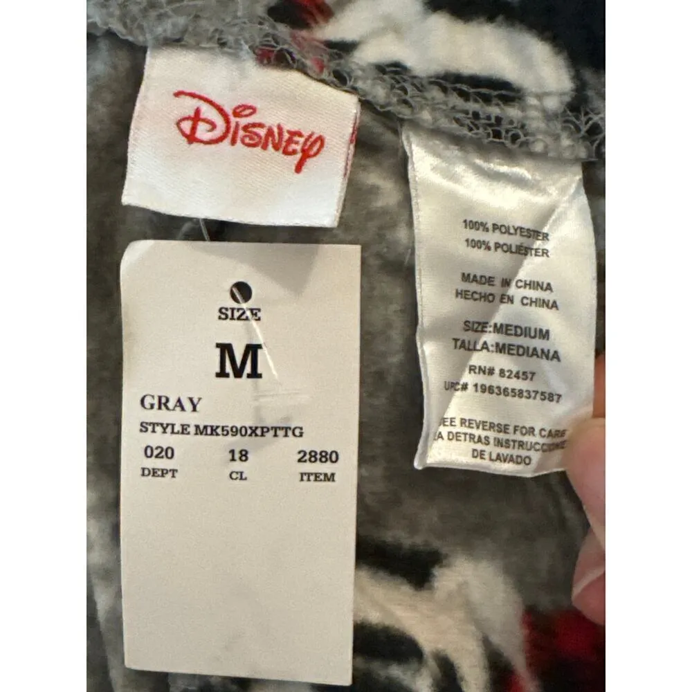 Disney Mickey Mouse Holiday‎ Winter Theme Loungewear PJ Pants Women's Medium NWT - Image 9