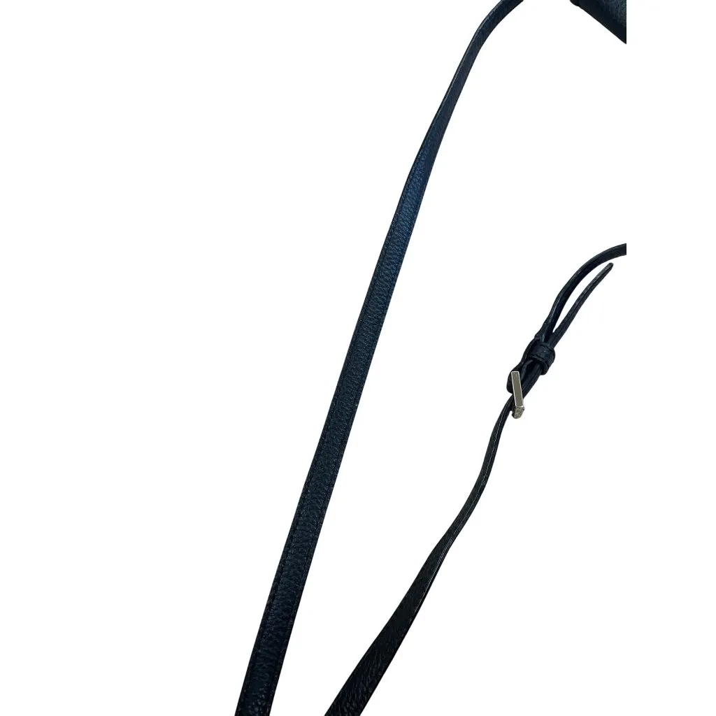 Kate Spade Womens Leather Black Gray charmed crossbody Handbag  Small SKU 8530 - Image 11