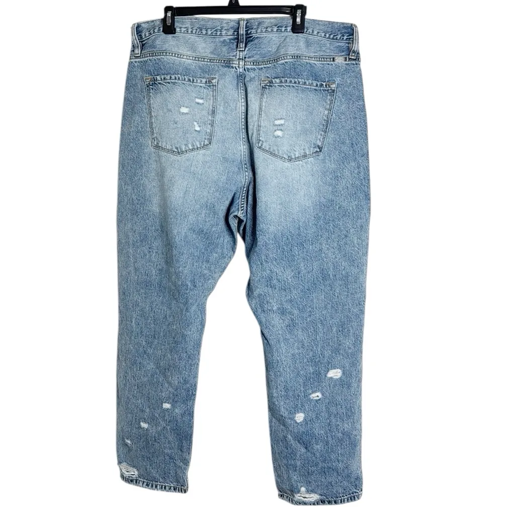 KanCan Trevie Ripped Distressed Cropped Ultra Hi - Image 3