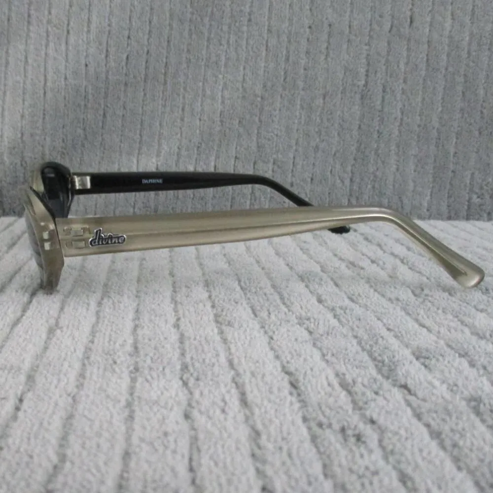 New Divine Eyewear Daphne Bronzed Silver/Smoke Sunglasses Women's NWT Silver - Image 3