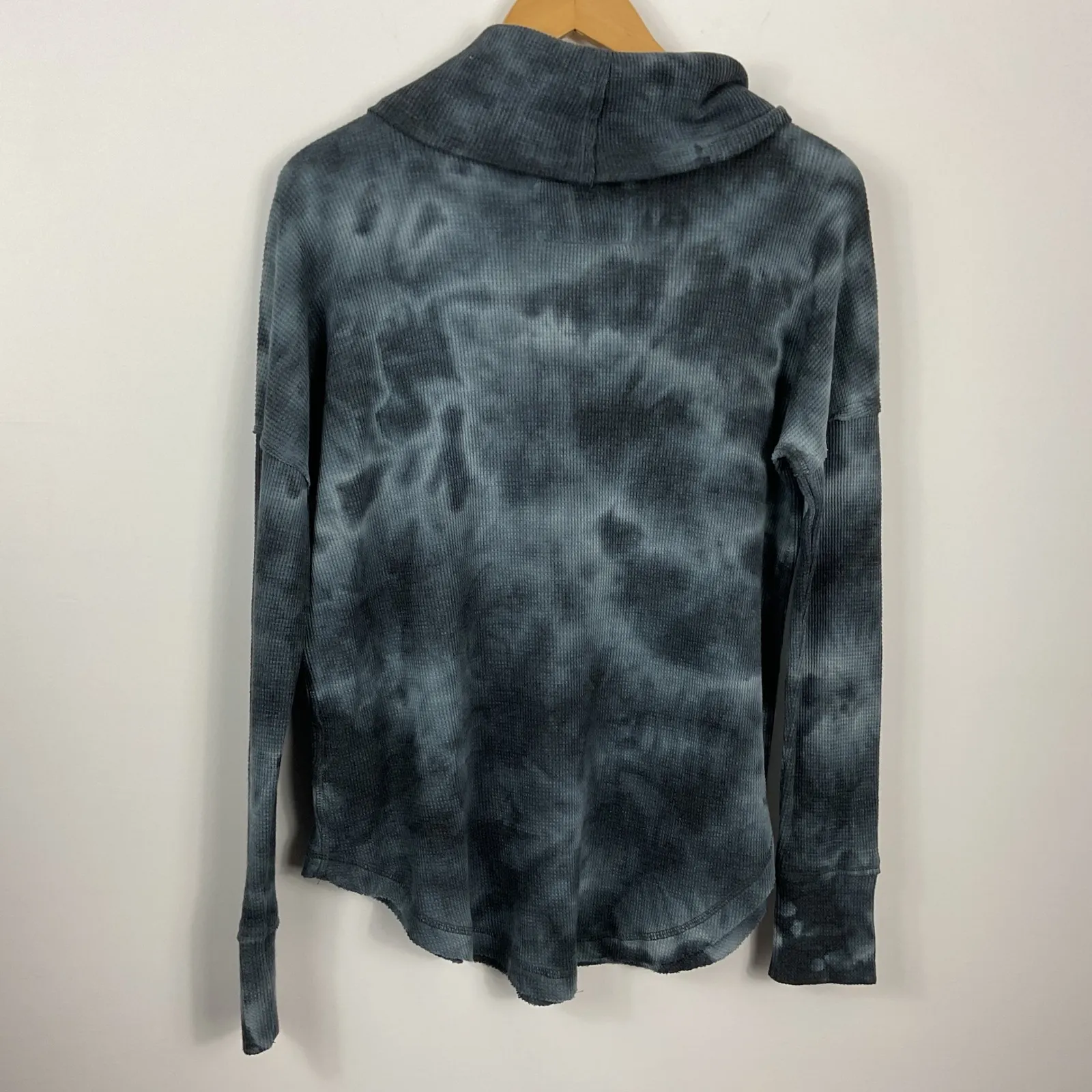 Maeve by Anthropologie Ainsley Tie Dye Cowl Neck Thermal Top Women's Small - Image 3