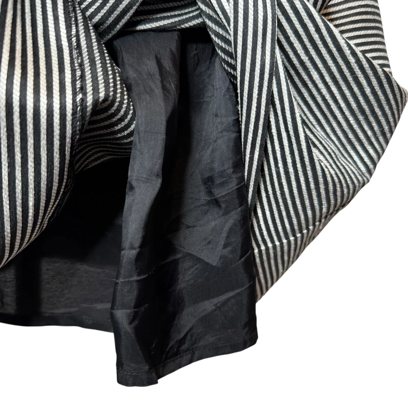 Jill Stuart Strapless Corset Jacquard Stripe Mini Dress - Image 5