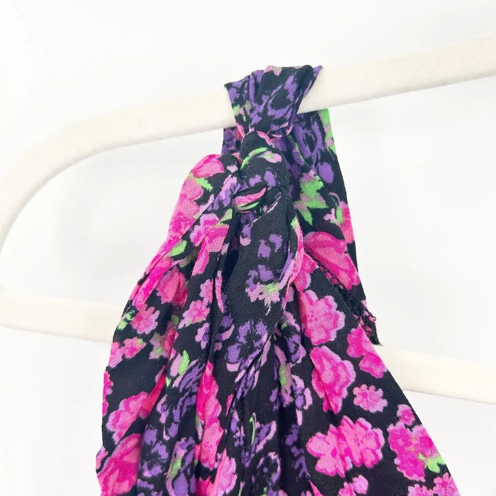 Free People Intimately Womens Fairy Bare It All Lace Floral Tank Bodysuit Size M - Image 9