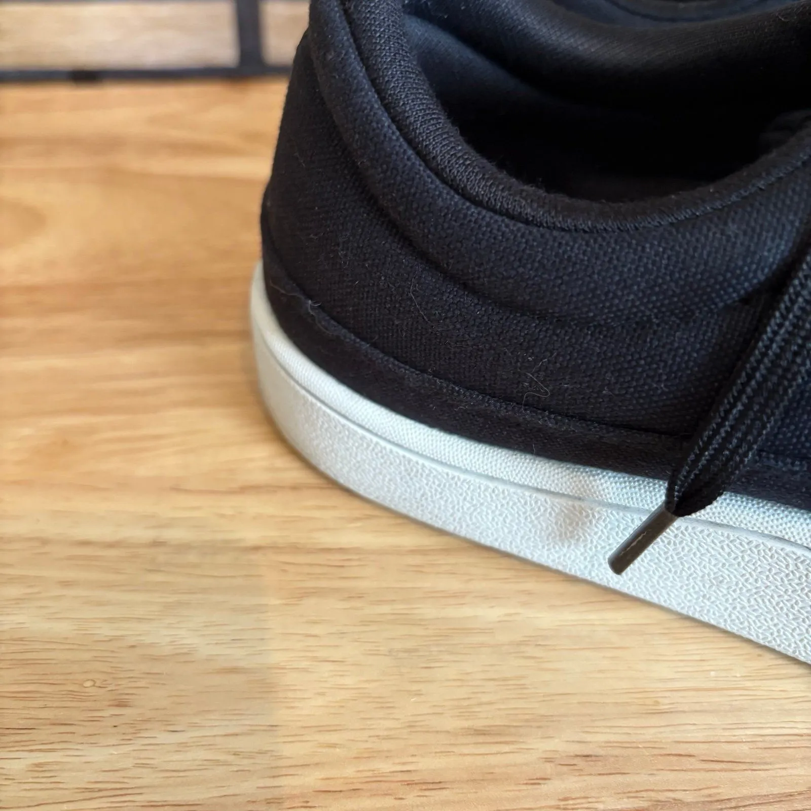 Allbirds Black Canvas‎ Pacer Sneakers Size 9 - Image 5