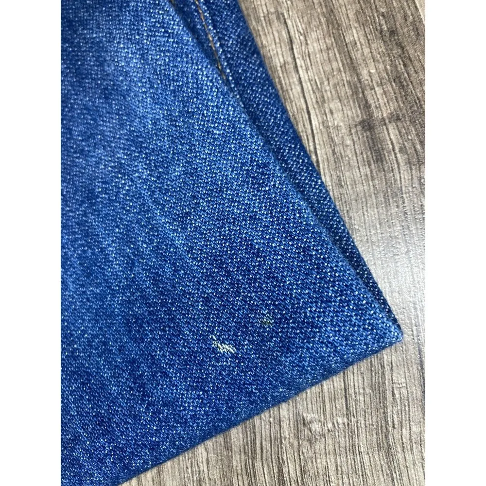 Vintage 70s Wrangler 945 Mens Boot Jeans 25x31.5 Regular Fit Heavyweight USA - Image 13