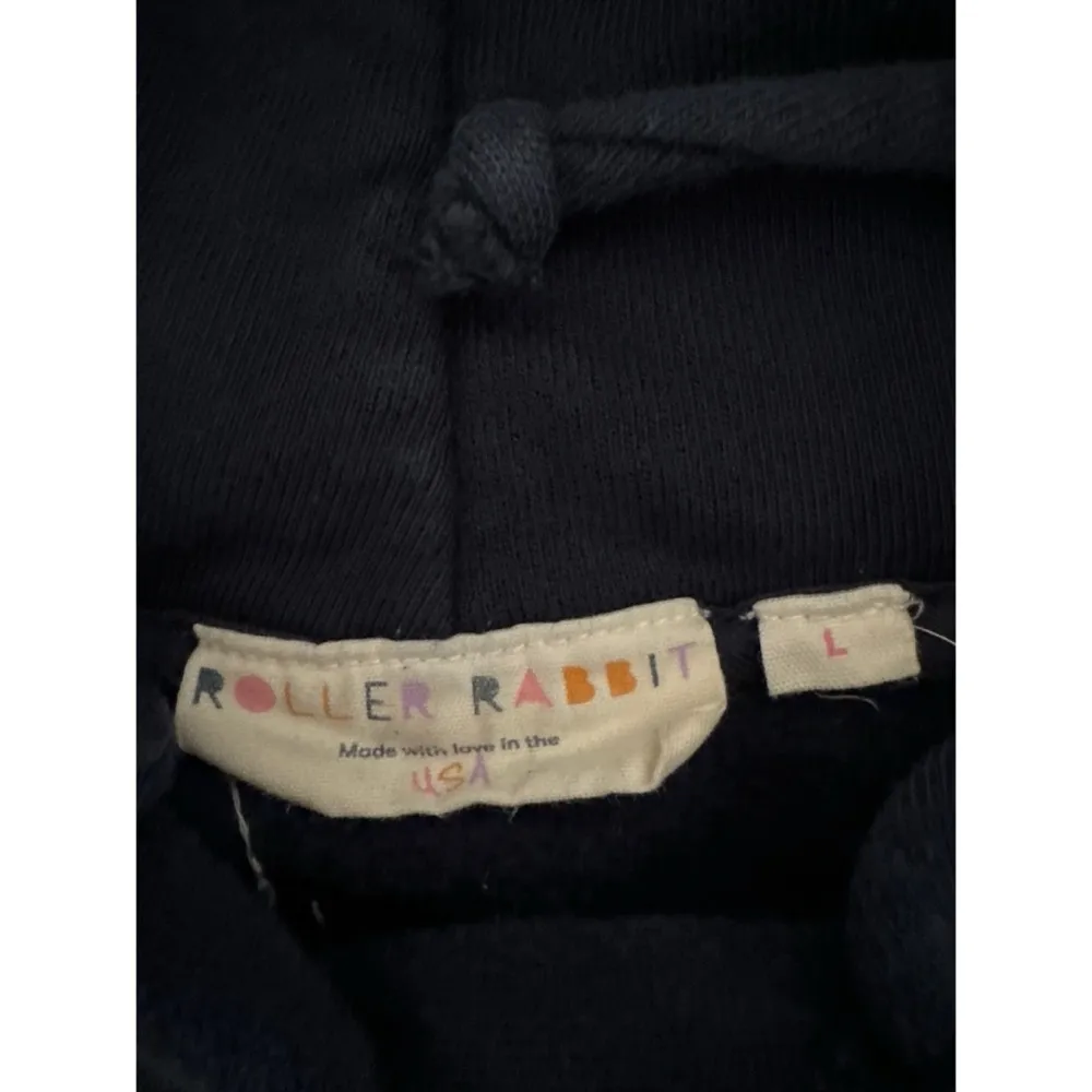 Navy Blue NYC Heart Hoodie Size Large - Image 5