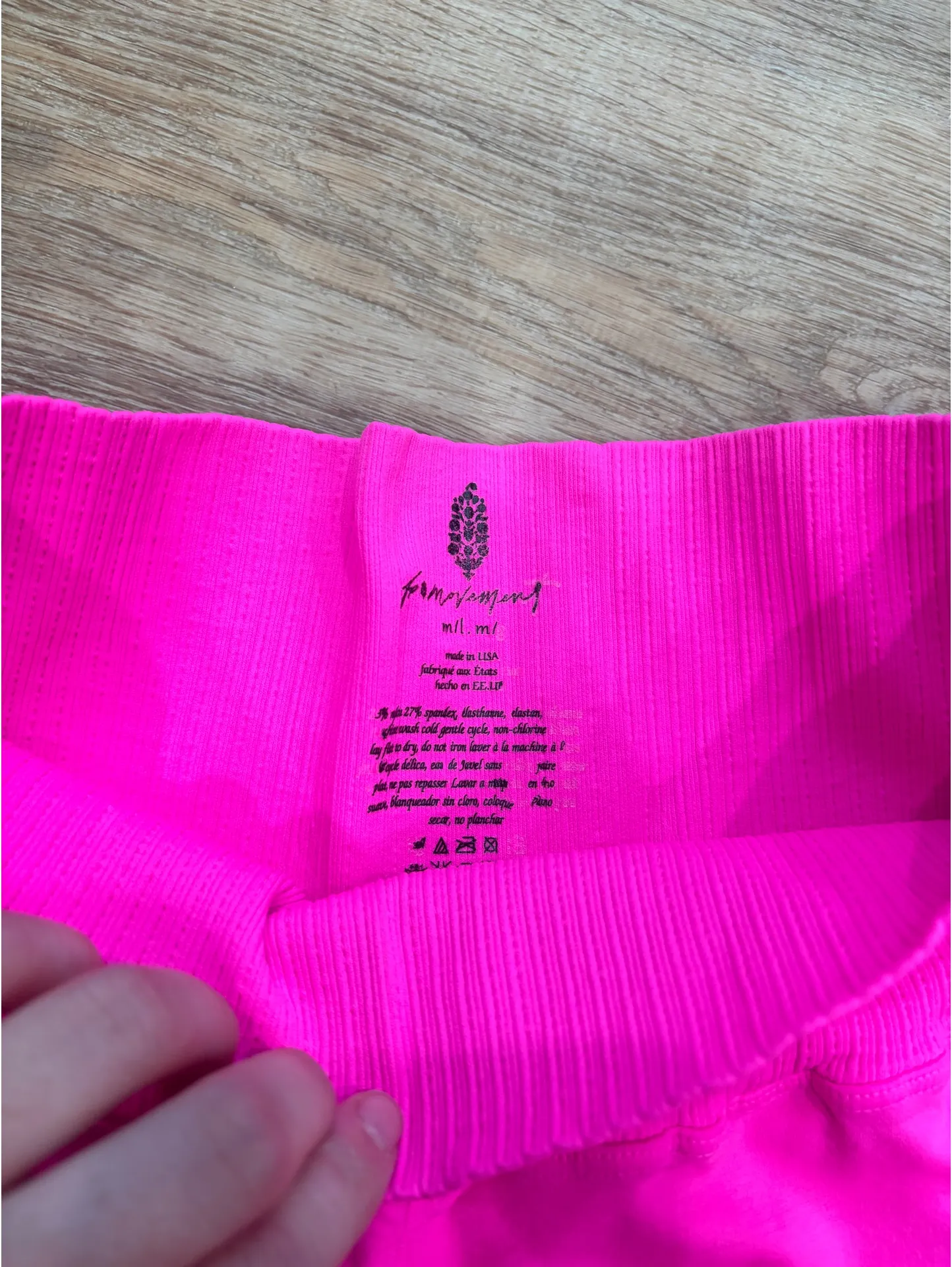 Pink Free People Biker Shorts Movement - Image 3