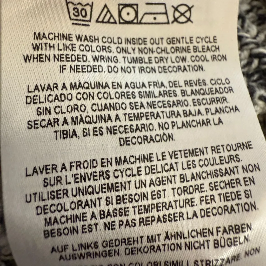 Vintage Guess Y2K Lace Up Crewneck Sweater Pullover Women's Small Gray Retro 00s - Image 15