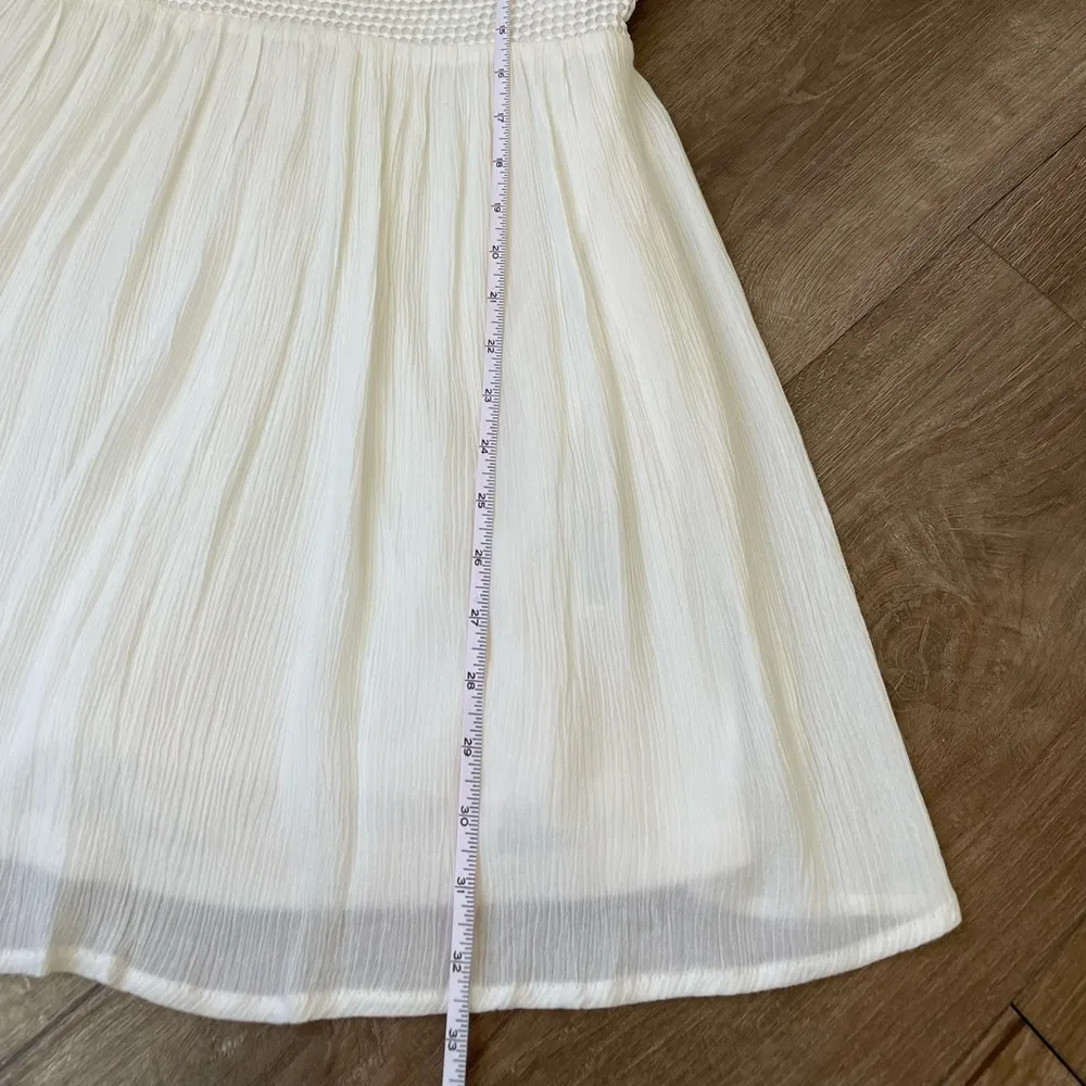 Forever 21 NEW White Crochet Lace Sleeveless Fit & Flare Dress ~ NWT Size M - Image 13