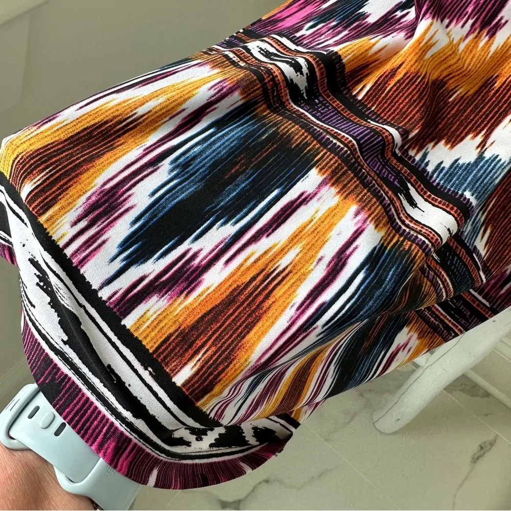 Single Dress Multicolored Strapless Tube Top Dress Size Large Pink - Image 8