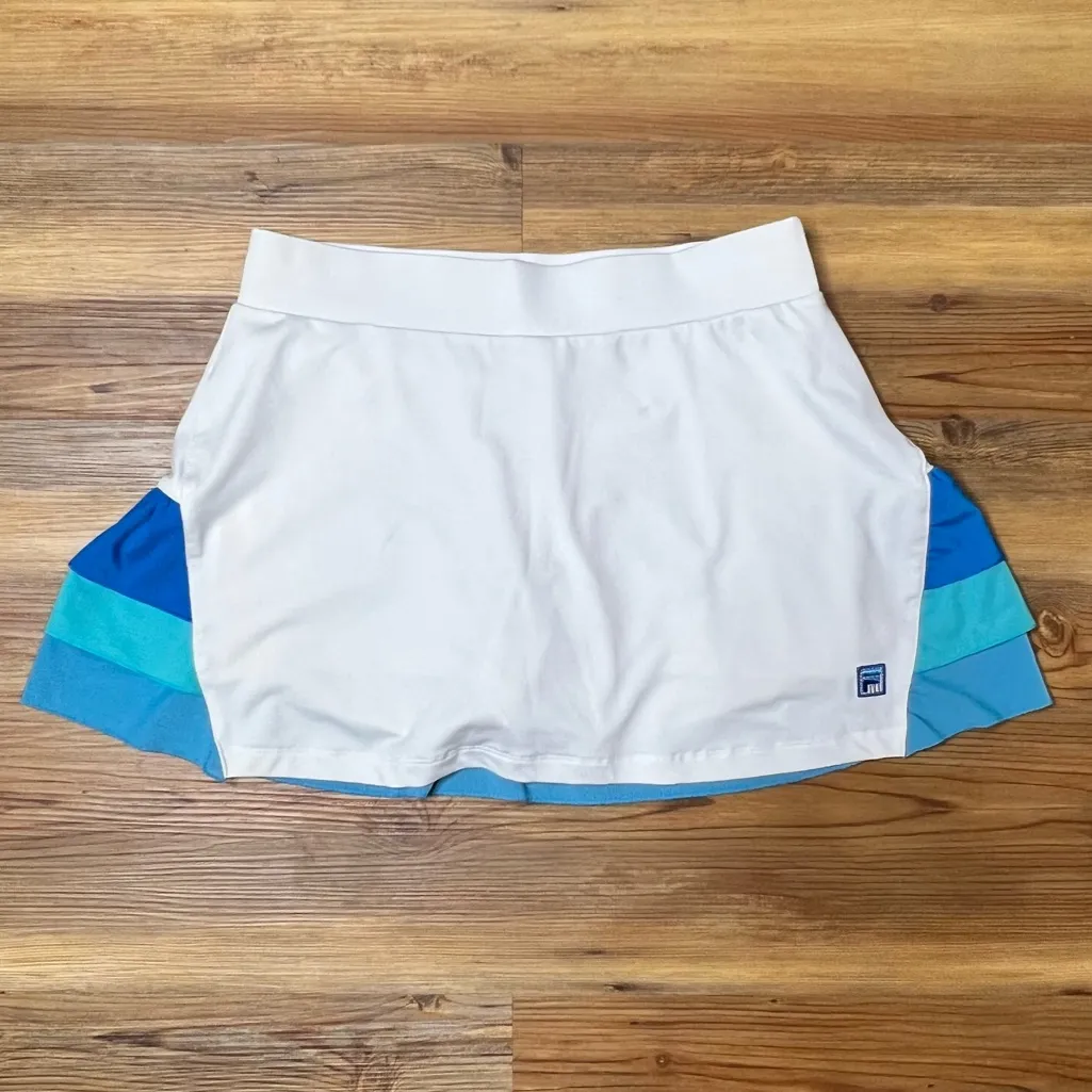FILA Womens Tennis Skort A Line Athletic Skirt Built In Shorts Ruffles Size M - Image 2