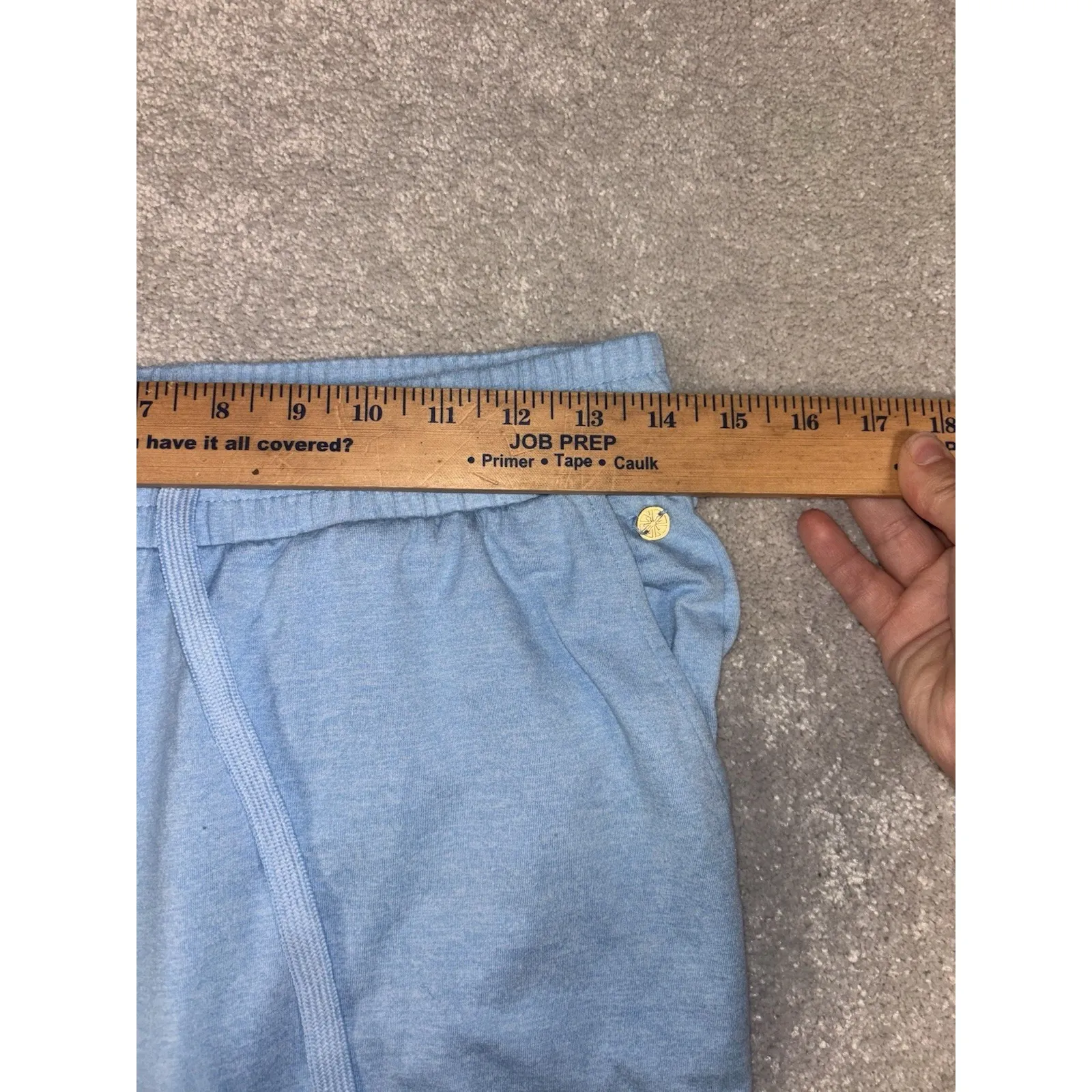 LILLY‎ PULITZER UPF 50 Lillabeth Pant Crop Heathered Frenchie blue size Xs - Image 9