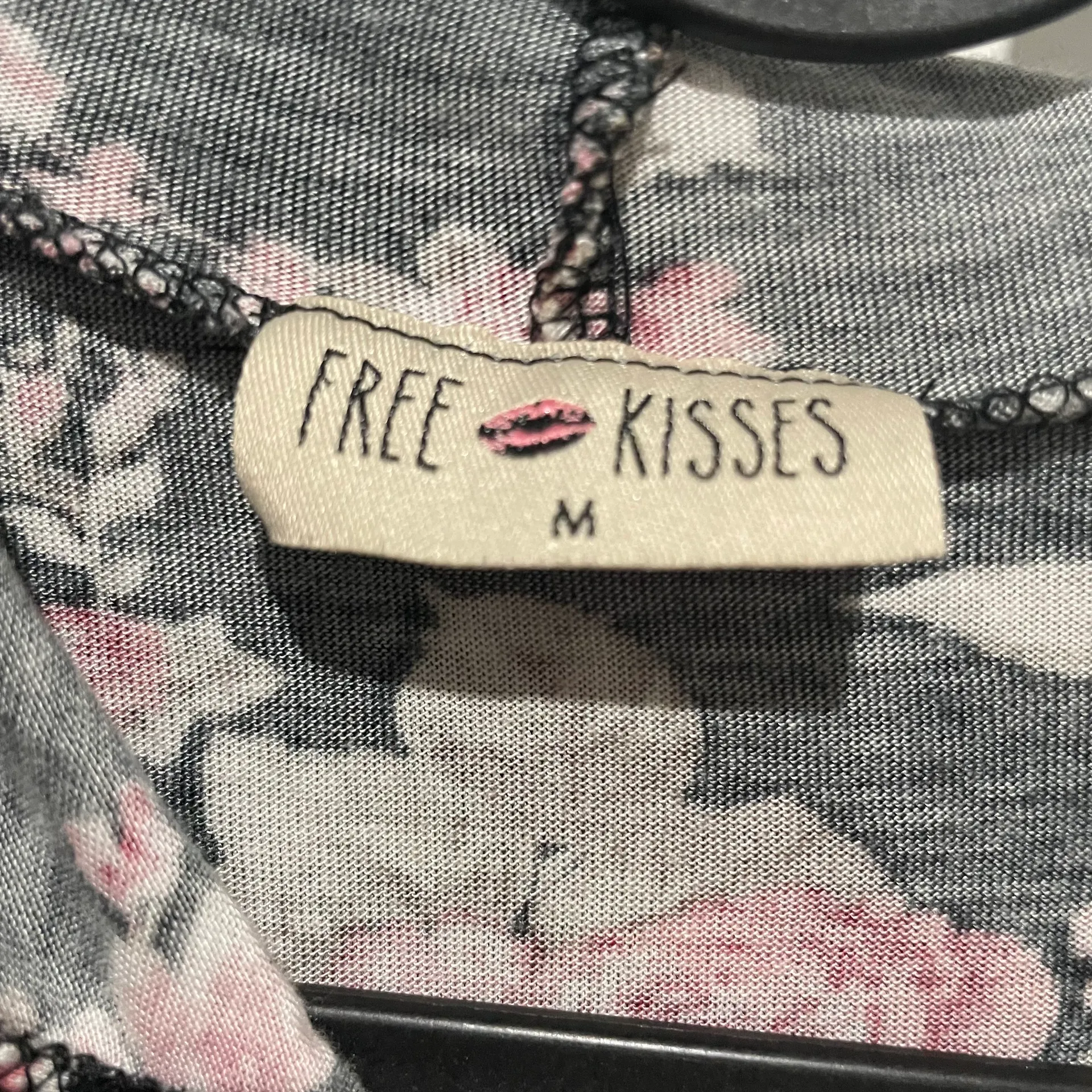 summer black floral sleeveless hoodie tank top tunic - Image 3