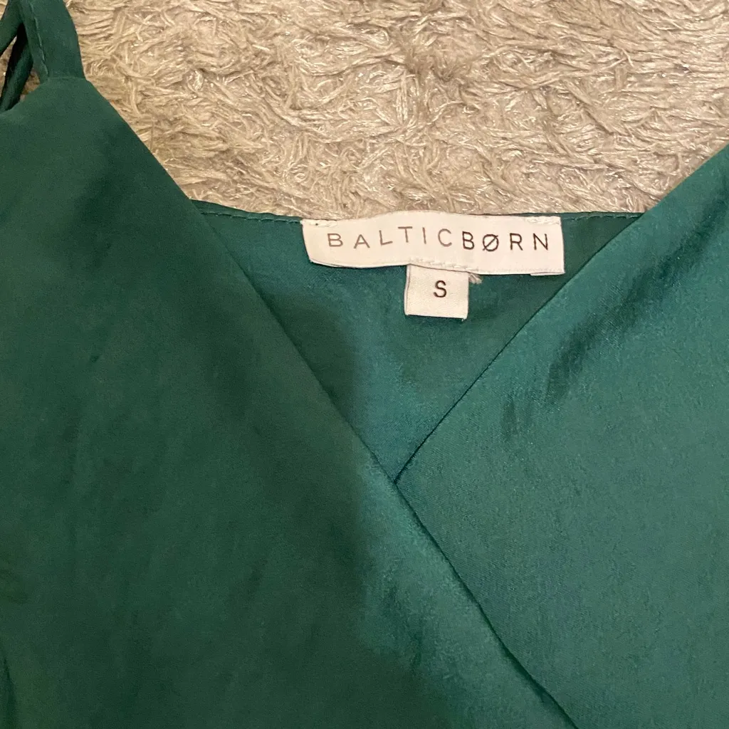 Baltic Born Asymmetrical Emerald Dress - Image 4