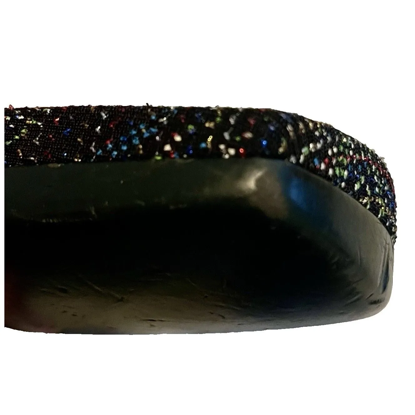 Vintage Giorgion Fendon Italy Hard Shell Clamshell Eyeglass Case Black Metallic - Image 11