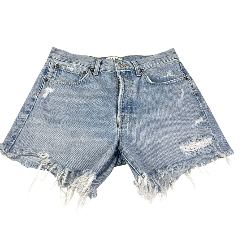 AGOLDE High Rise Parker Blue Denim Long Shorts
Size 26 - Image 5