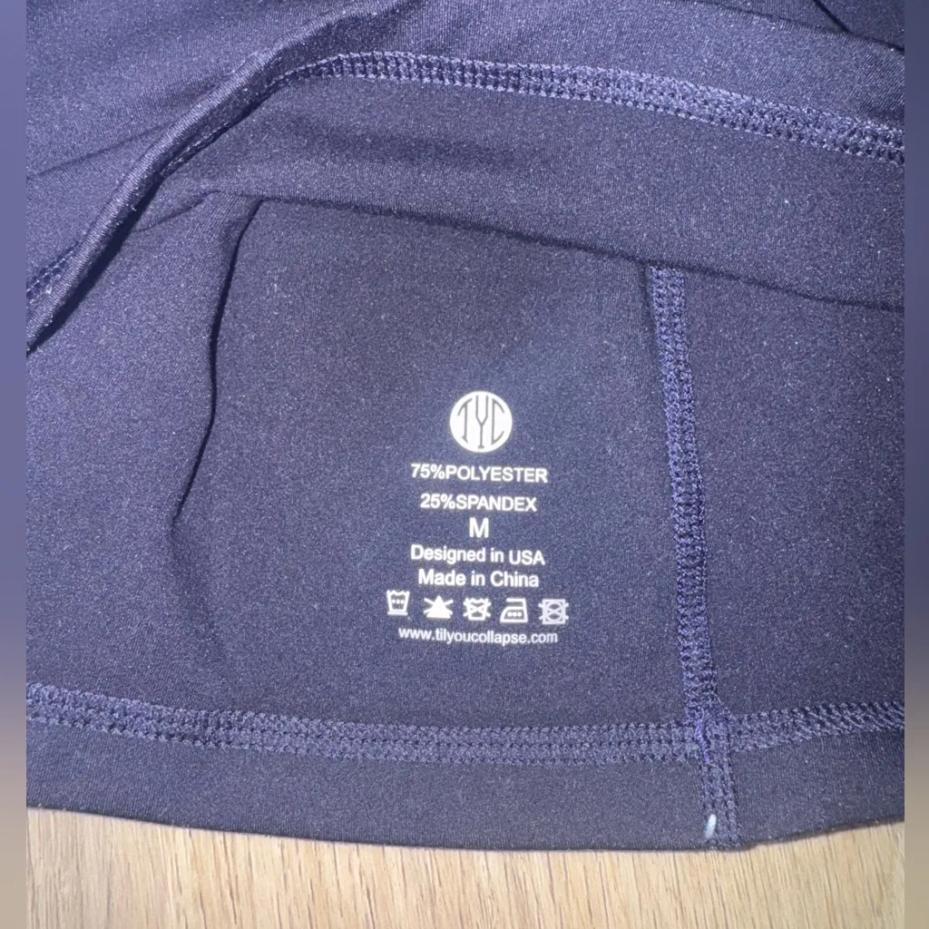 Til You Collapse/TYC Navy Blue Athletic Tank Top - Image 3