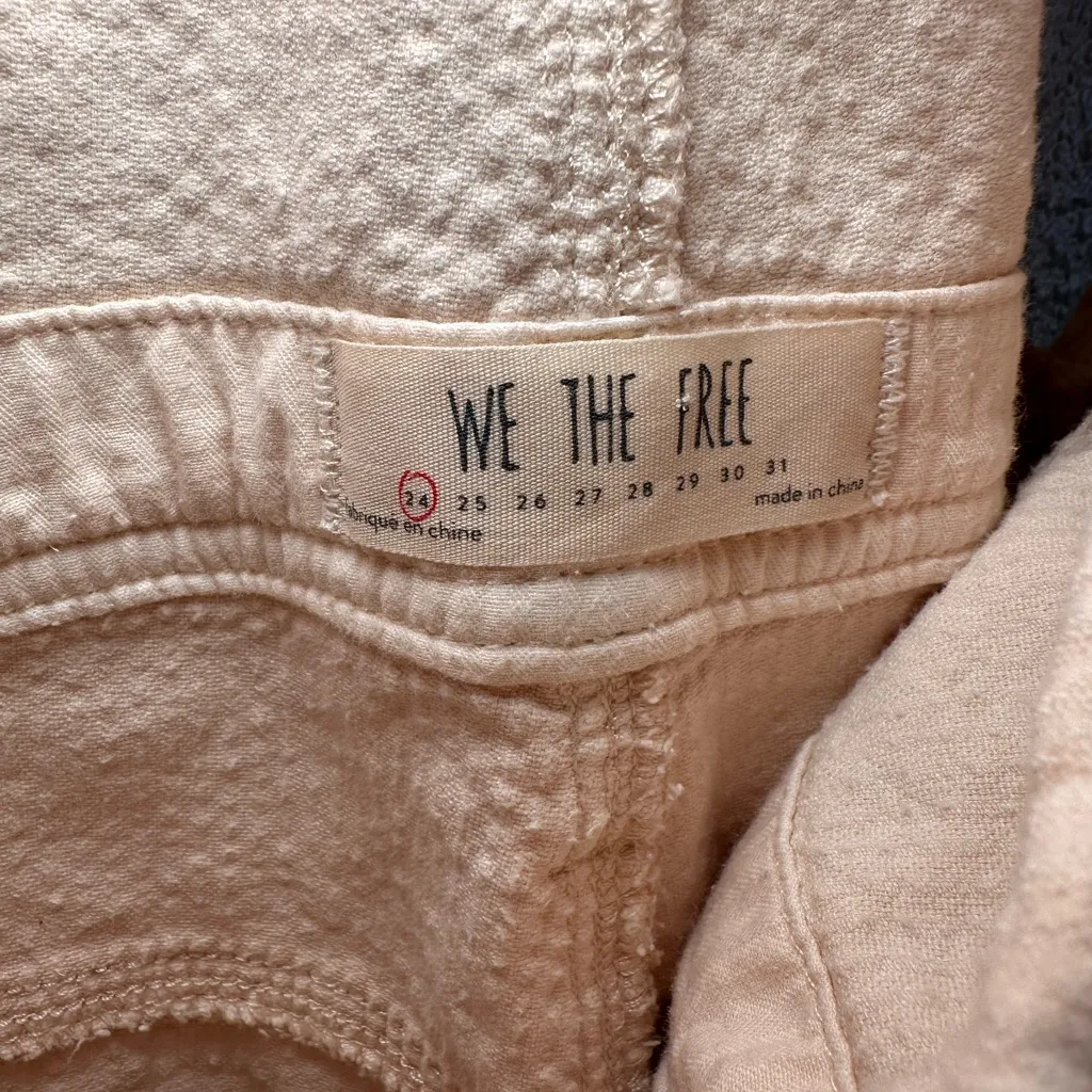 We The Free Beige Corduroy Overalls - Image 4