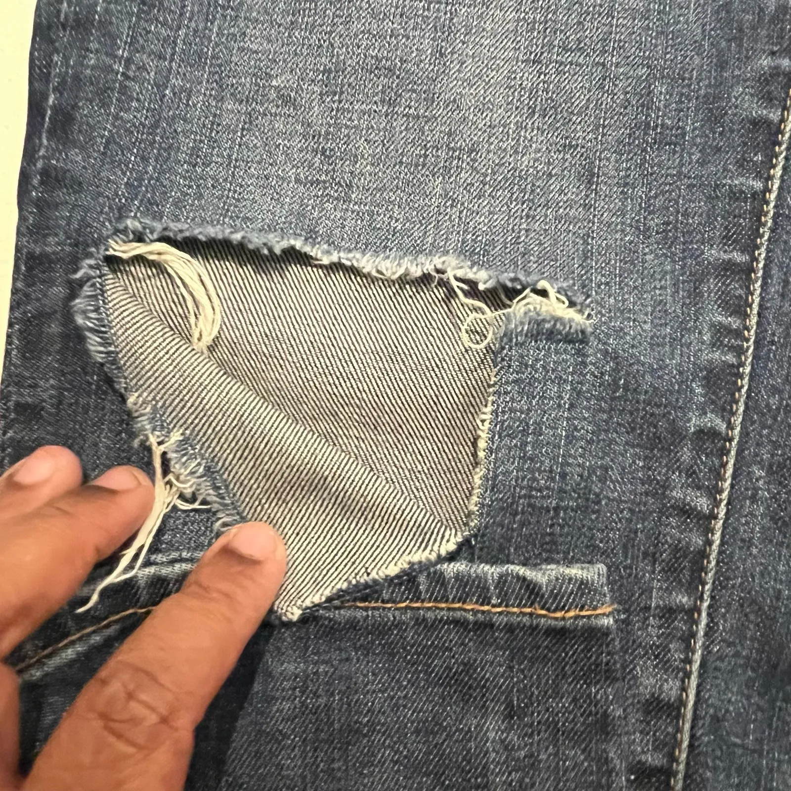 LUCKY BRAND Jeans Womens 4/27‎ Charlie Skinny Dark Wash Denim Pants Mexico - Image 5