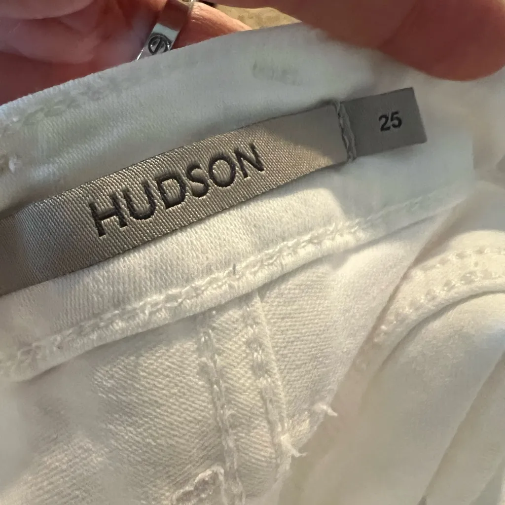 Hudson Faye ultra high rise‎ boot cut crop 25 $360 - Image 10