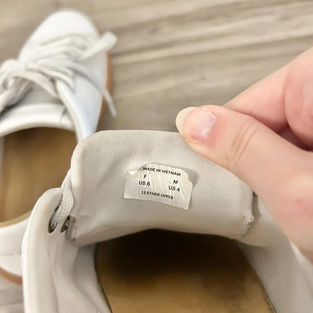 Everlane Releather Tennis Shoes in White Size 6 - Image 11