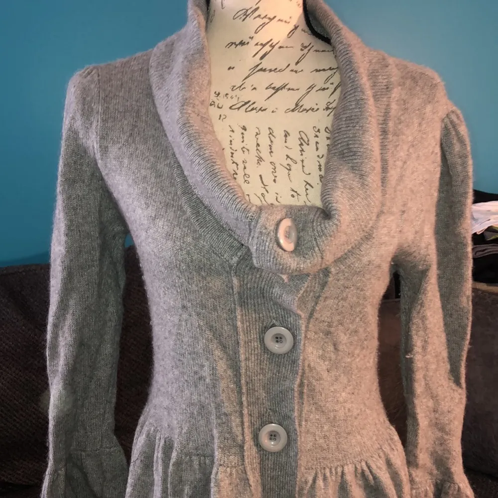 Central Park West Button Front Cardigan, Small - Image 3