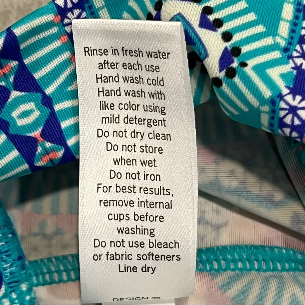 Athleta Fiji Blousy Blouson Tankini Swim Top size 32D/DD style #593958 - Image 9