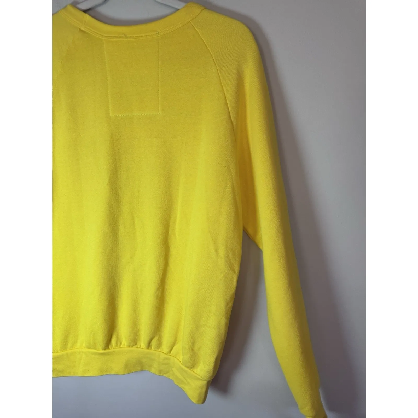 AVIATOR NATION Five Stripe Crewneck Sz S Sweatshirt & Pants Sz M Yellow NWT - Image 10