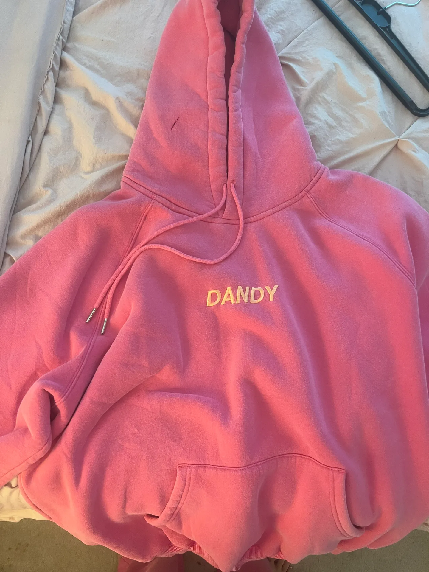Dandy Worldwide Pink  Hoodie, NEW with tags - Image 3