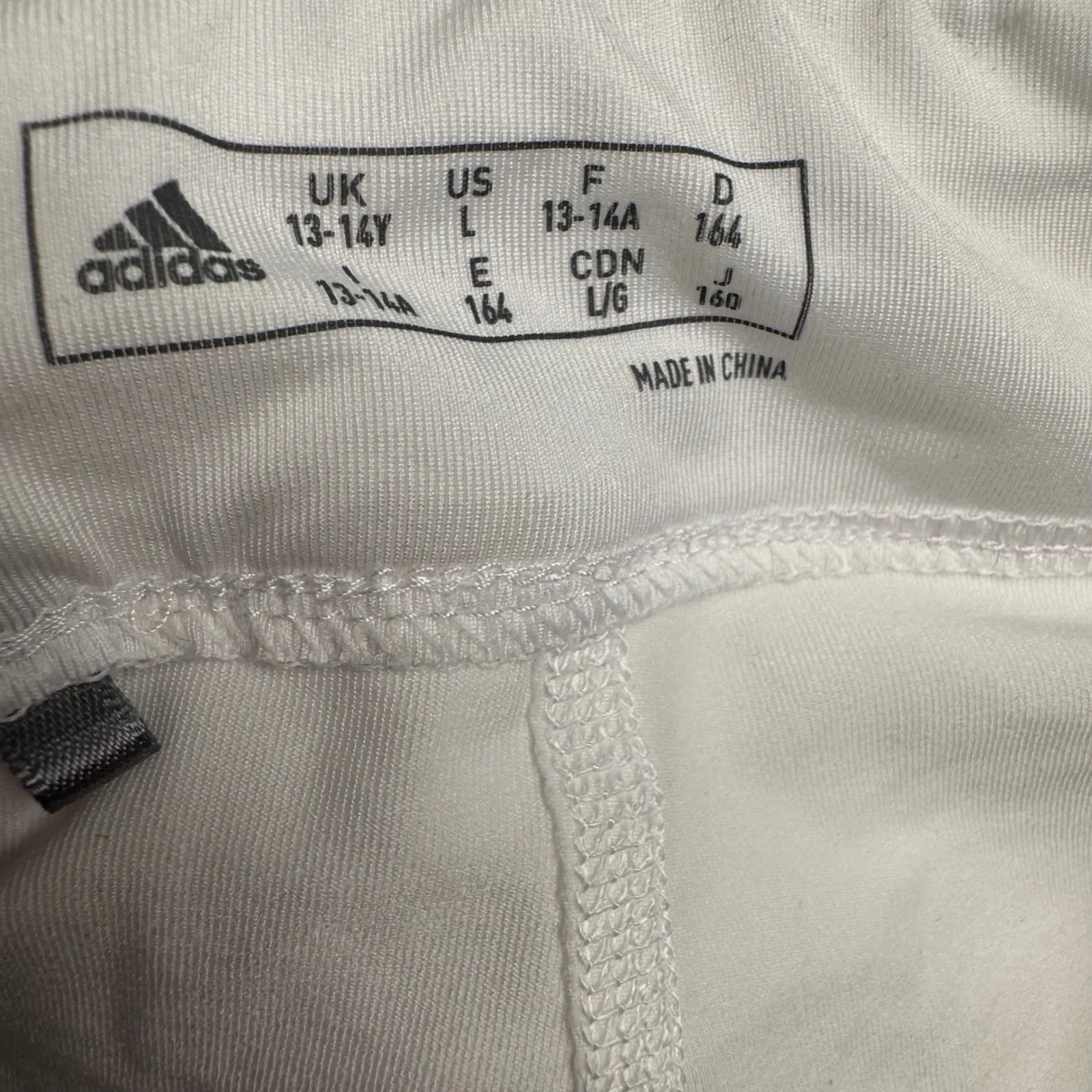 Adidas Tennis Skirt White Pleated Layered Athletic Skort Women L - Image 5