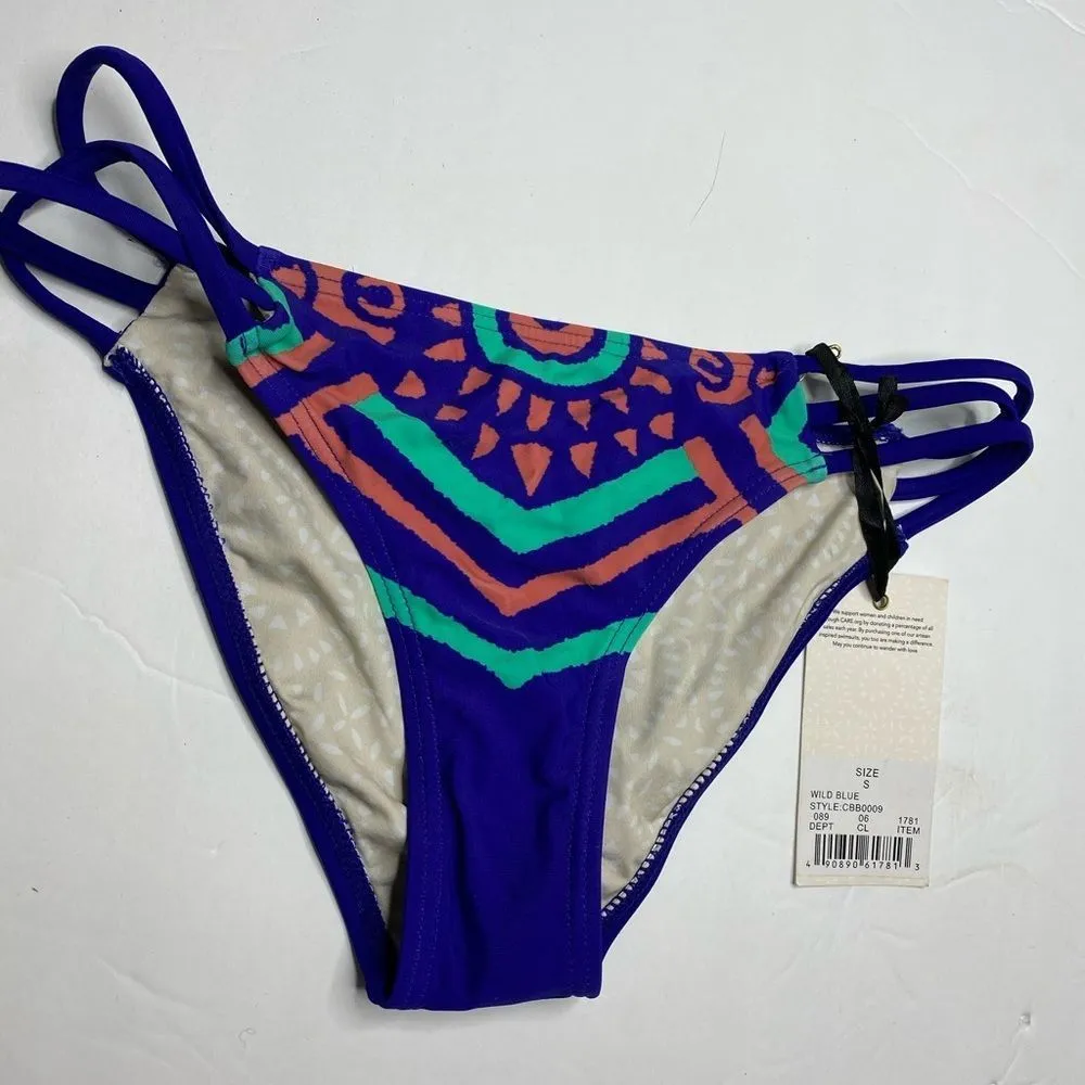 Cleobella Wild‎ Blue Bikini Bottom NWT - Image 4