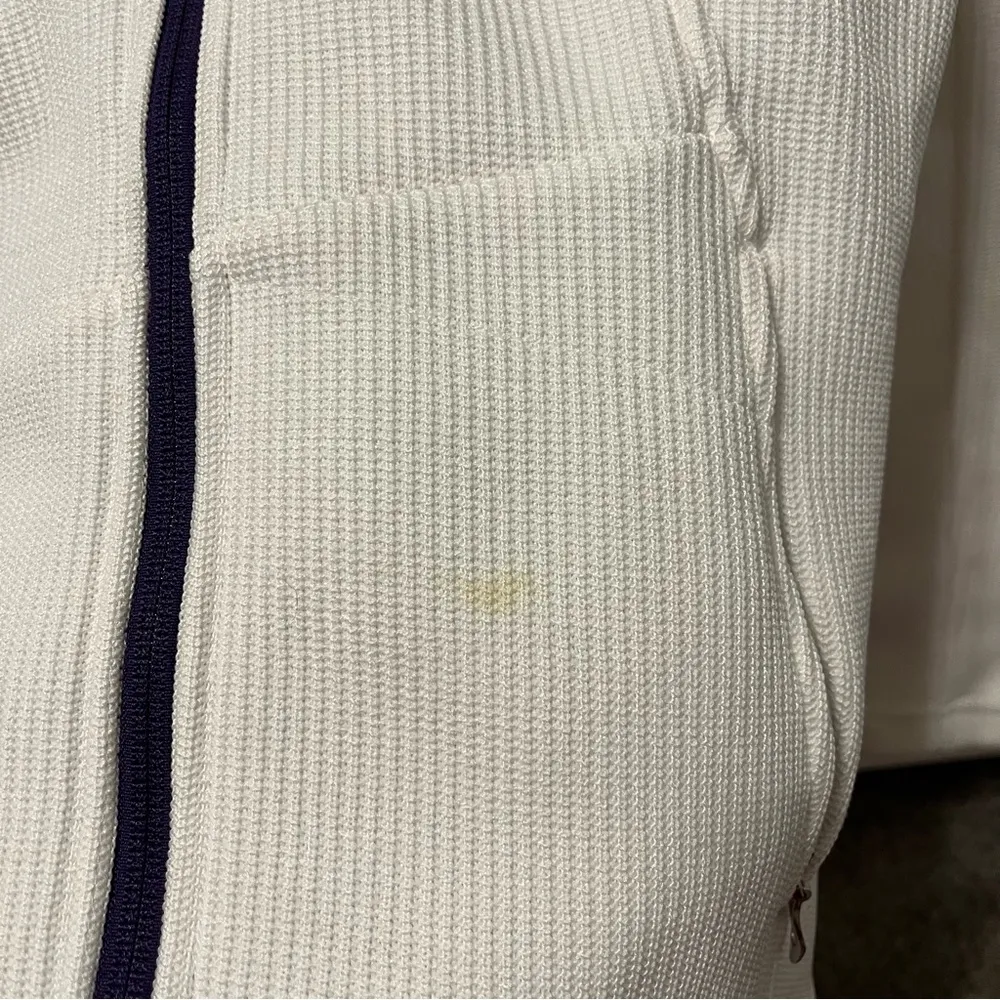 Spyder White & Purple Endure Full Zip Mid Weight Core Sweater - Image 5