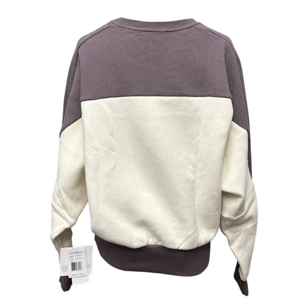 Beyond Yoga Sz Small Woodland Colorblock Sweater Anthropologie Collab Cozycore - Image 3