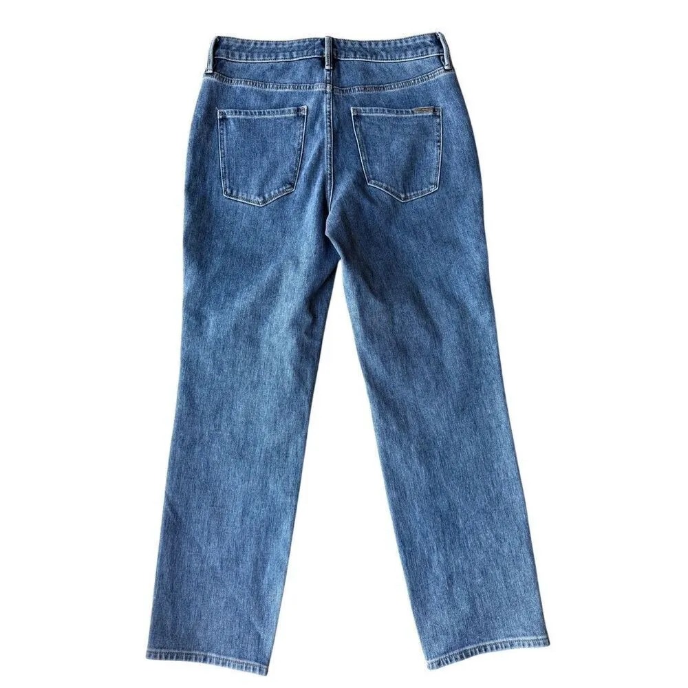 White House Black Market High-Rise Cargo Straight Jean - Image 5