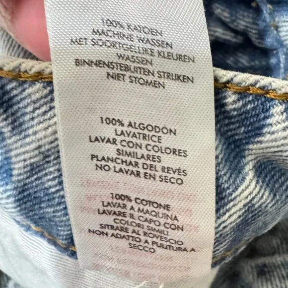 Nasty Gal Give it‎ to 'em Straight High Waisted Button Fly Jeans Size 2 - Image 5