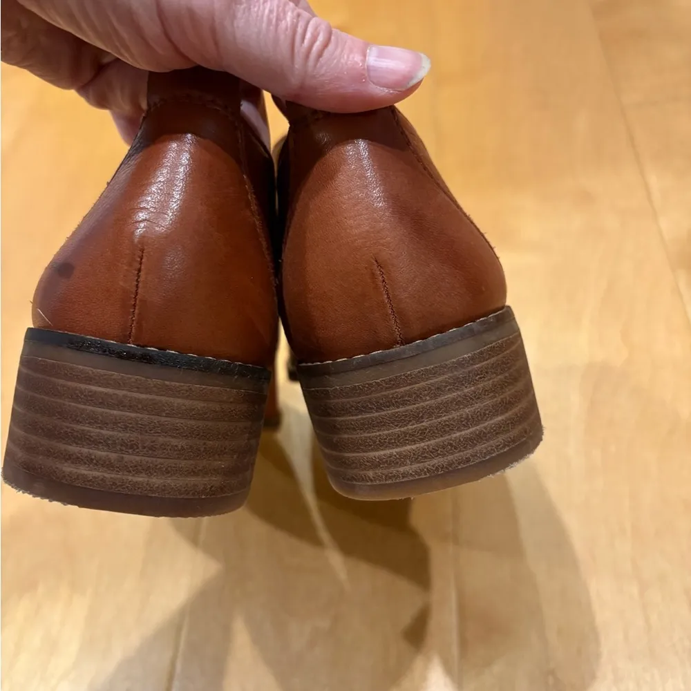 New Lucky Brand Lenci leather shoes booties brown sz 9 - Image 8