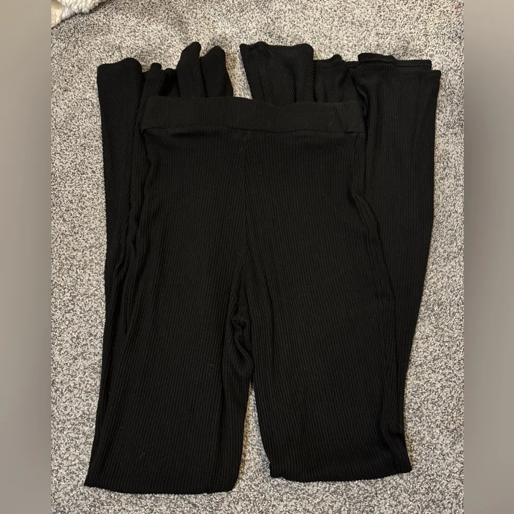 Cushnie Et Ochs Soft Flare Pants Black - Image 3