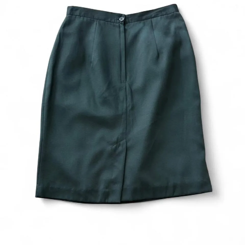 Vintage Pencil Skirt‎ Green Size 8 - Image 2