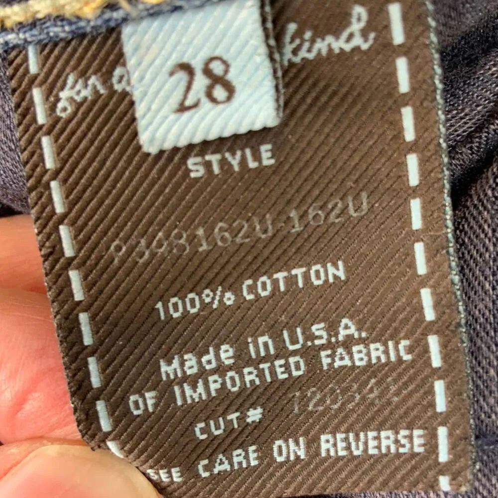 7 For All Mankind | Sz 28 | Crop Dojo Distressed Mid Rise Medium Wash Blue Jeans - Image 5