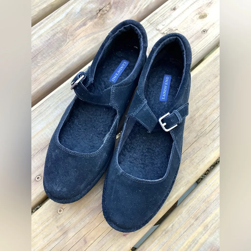 COMFY genuine leather Mary Jane shoes 🦋 Black Size 10 - Image 2