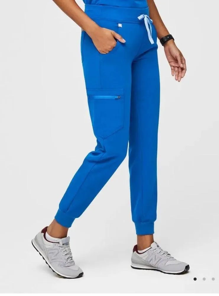 Blue Scrub Set with Jogger Pants blue fig scrubs size small/XS Zamora/caterina - Image 3