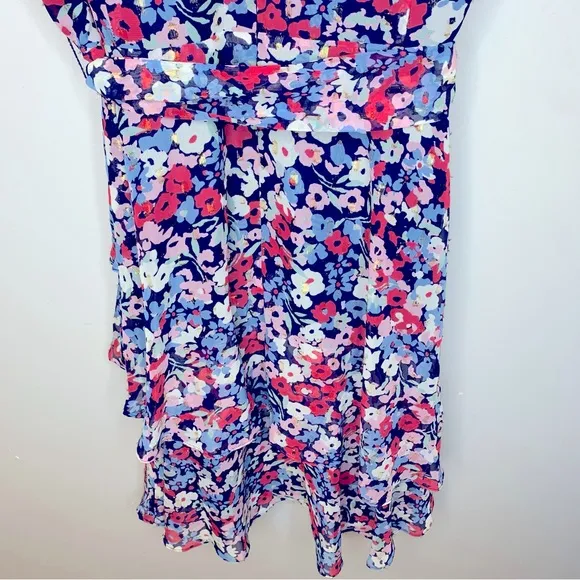 Tahari ASL Floral Print Faux Wrap Dress‎ - Image 12