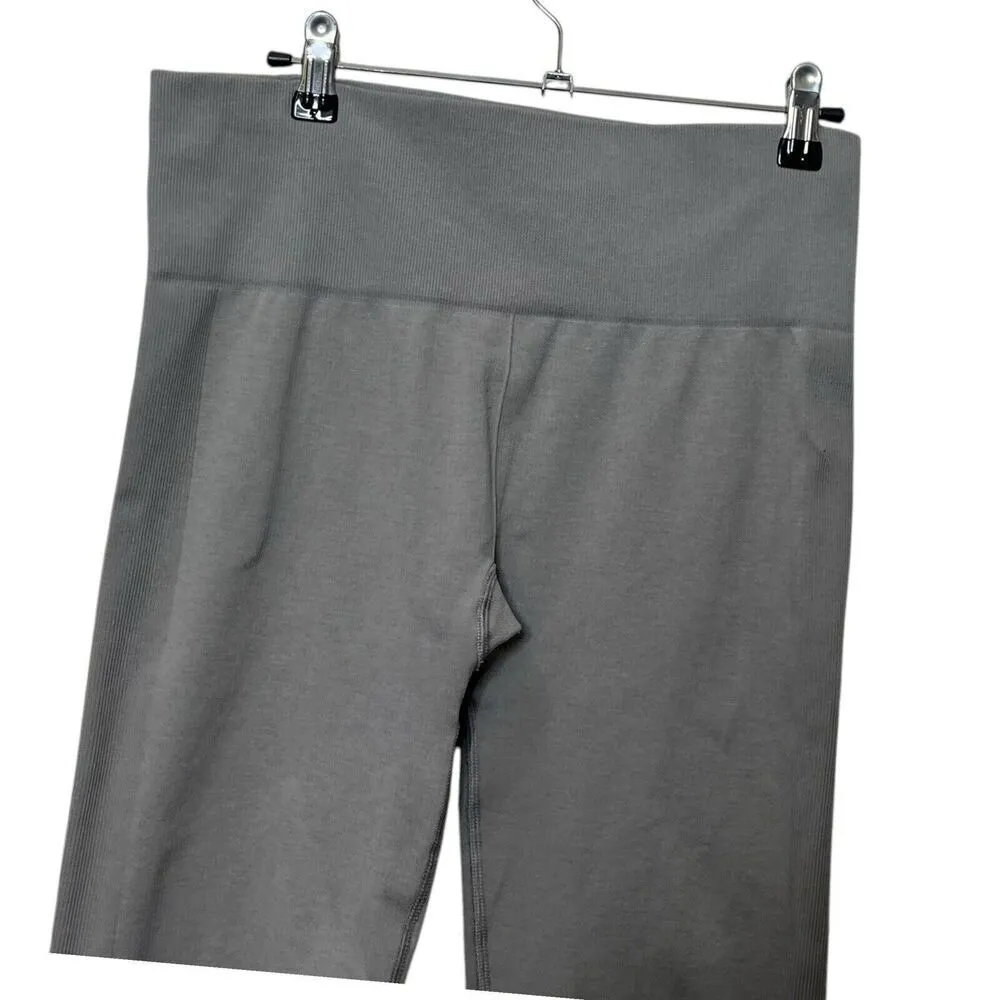 Lululemon Seamlessly Street Cropped Leggings Gray Women’s Size 8 Mid Rise - Image 5